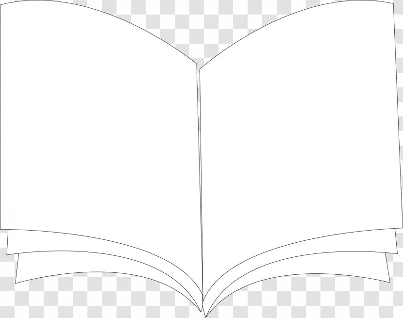 White Drawing Black Pattern - And - Book Transparent PNG