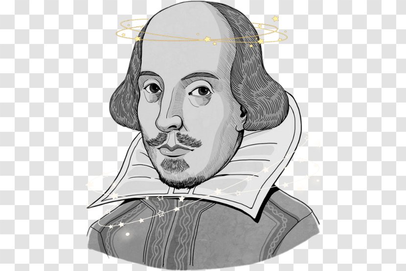 William Shakespeare Clip Art Writer Image Illustration - Facial Hair Transparent PNG