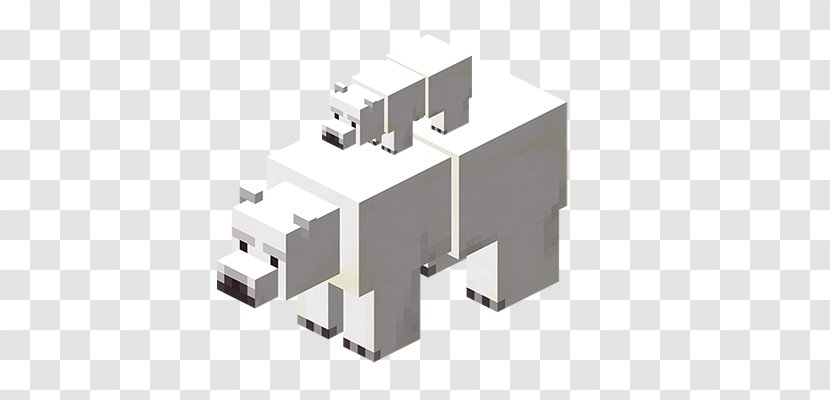 Minecraft Video Games Polar Bear Image - Biome - How To Read A Book Transparent PNG