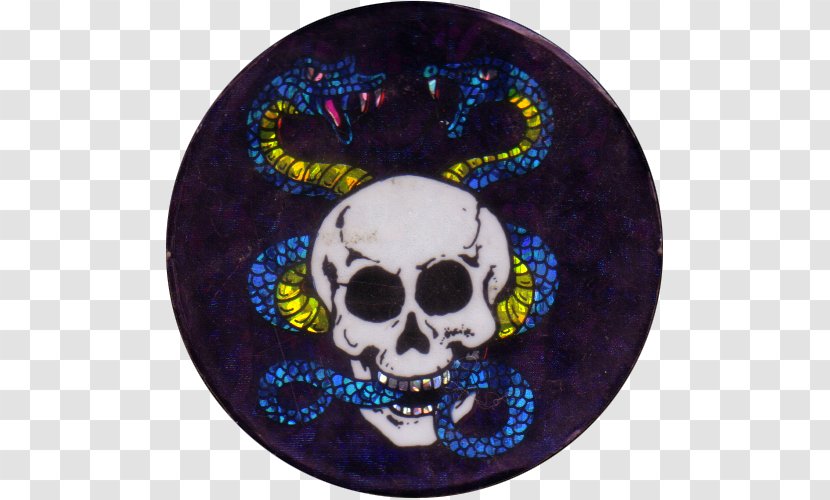 Skull Snake Cobalt Blue Transparent PNG