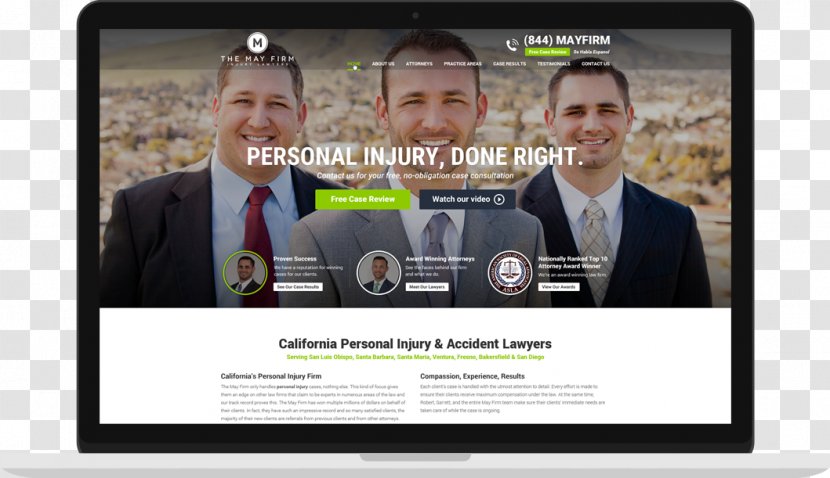 Business Web Design Lawyer Law Firm - Always Persist Firmly In Transparent PNG