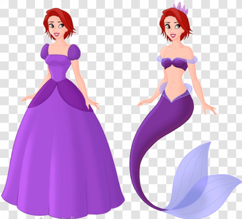 Mermaid Princess Legendary Creature Fan Art Transparent PNG