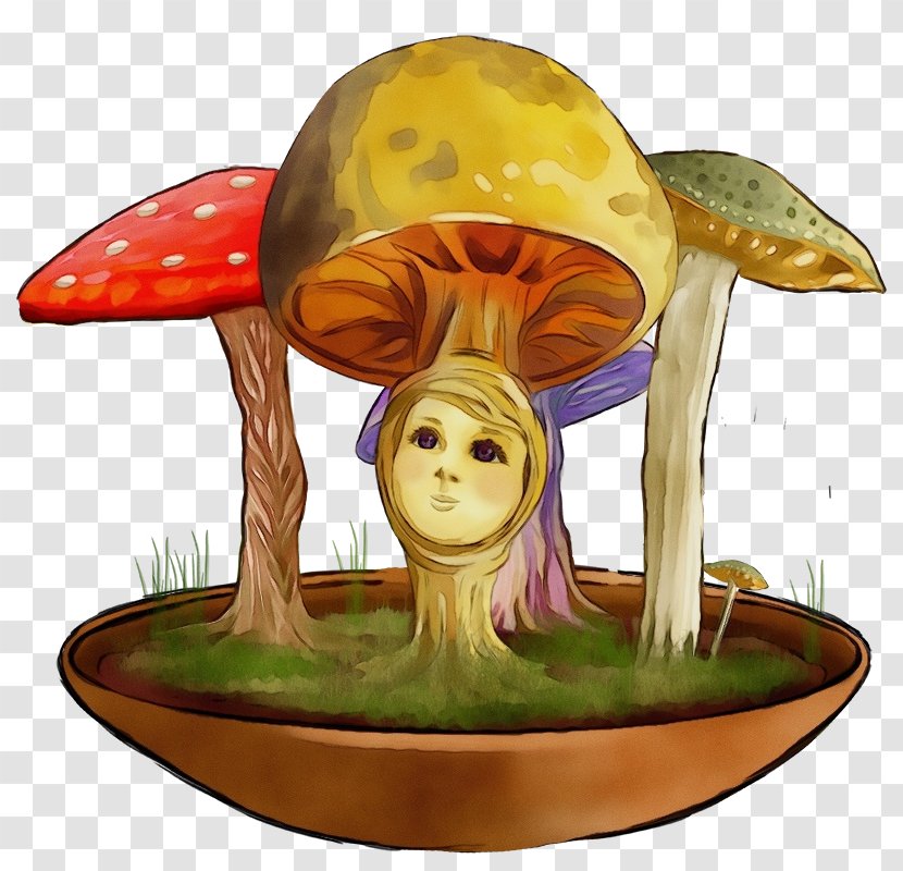 Mushroom Cartoon - Spirit - Plant Stem Transparent PNG
