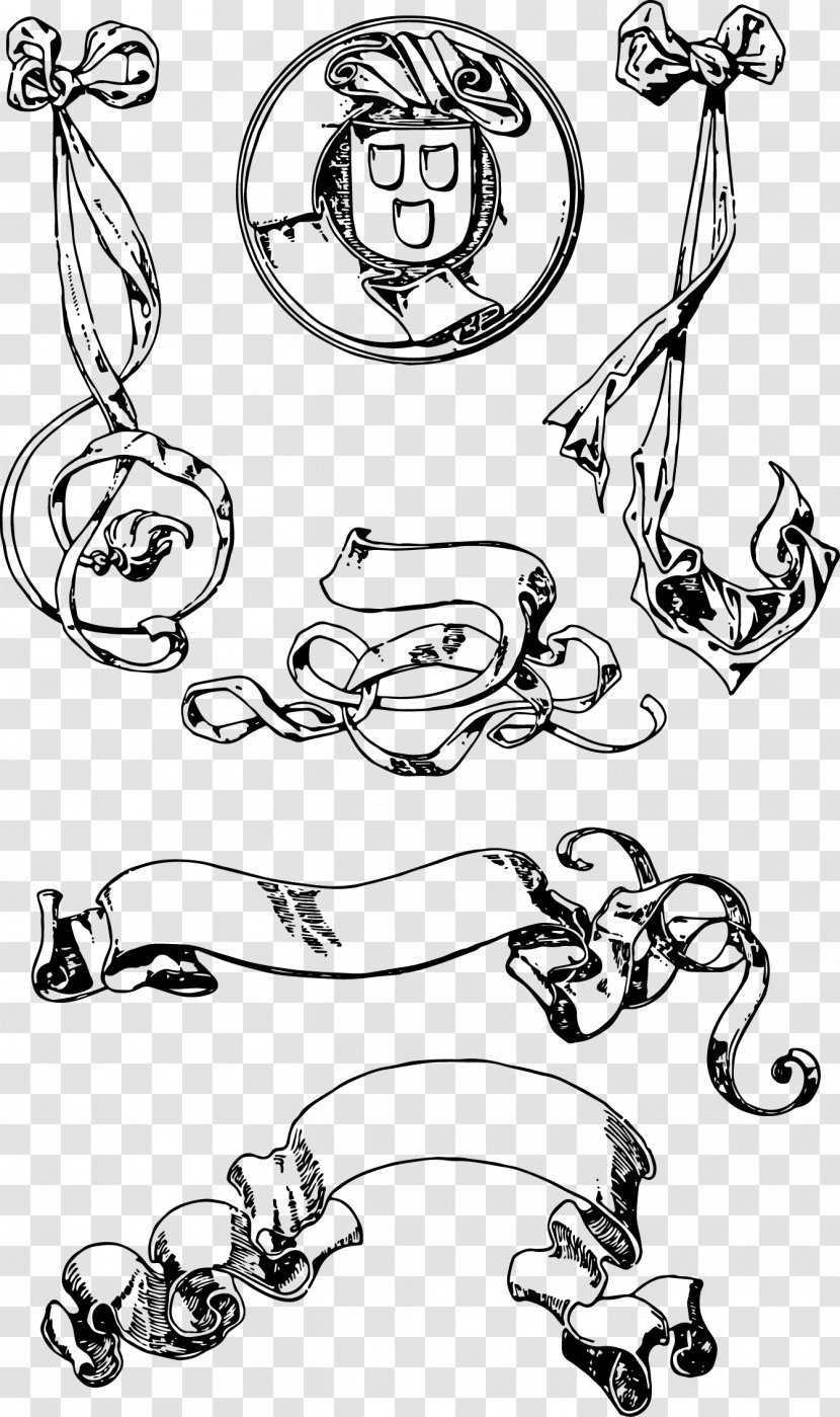 Ribbon Clip Art - Body Jewelry Transparent PNG
