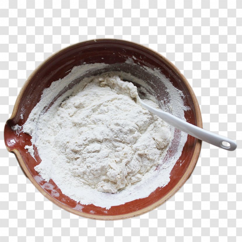 Doughnut Bread Kneading Flour - Bowl And Transparent PNG