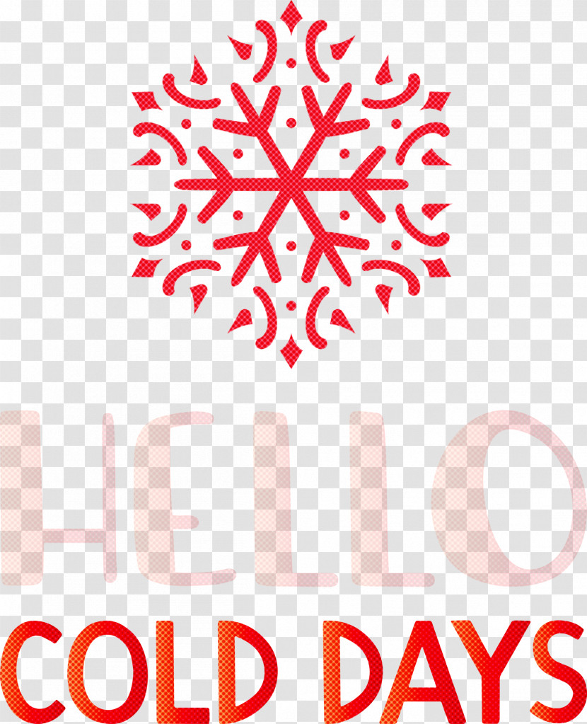 Hello Cold Days Winter Snow Transparent PNG