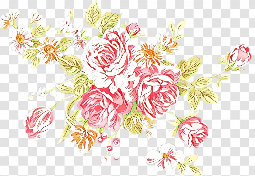 Pink Flower Cartoon - Plant - Pedicel Transparent PNG