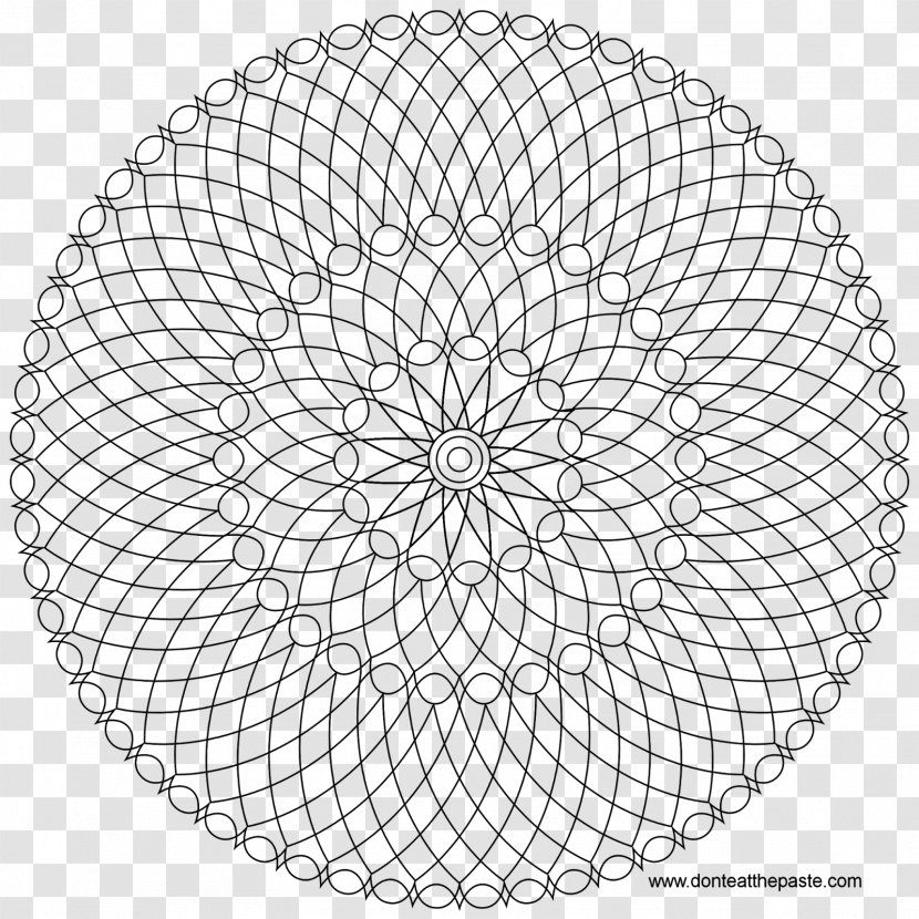 Optical Illusion Circle Fraser Spiral - Material - ISLAMIC PATTERN Transparent PNG