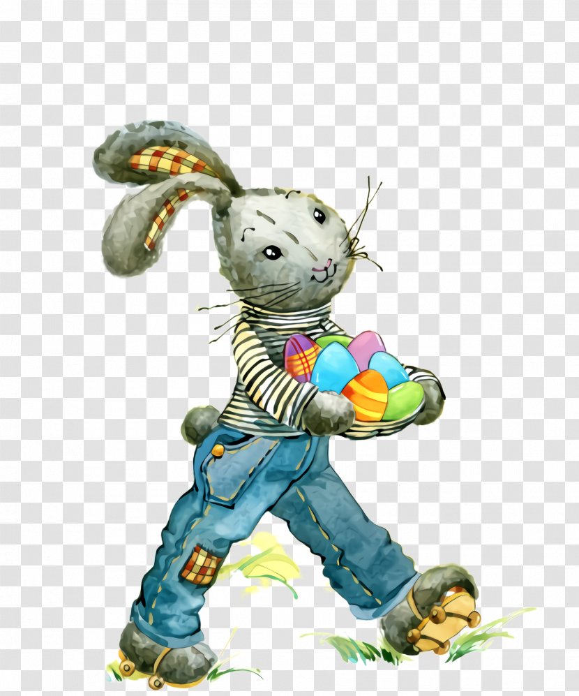 Easter Bunny - Figurine Fictional Character Transparent PNG