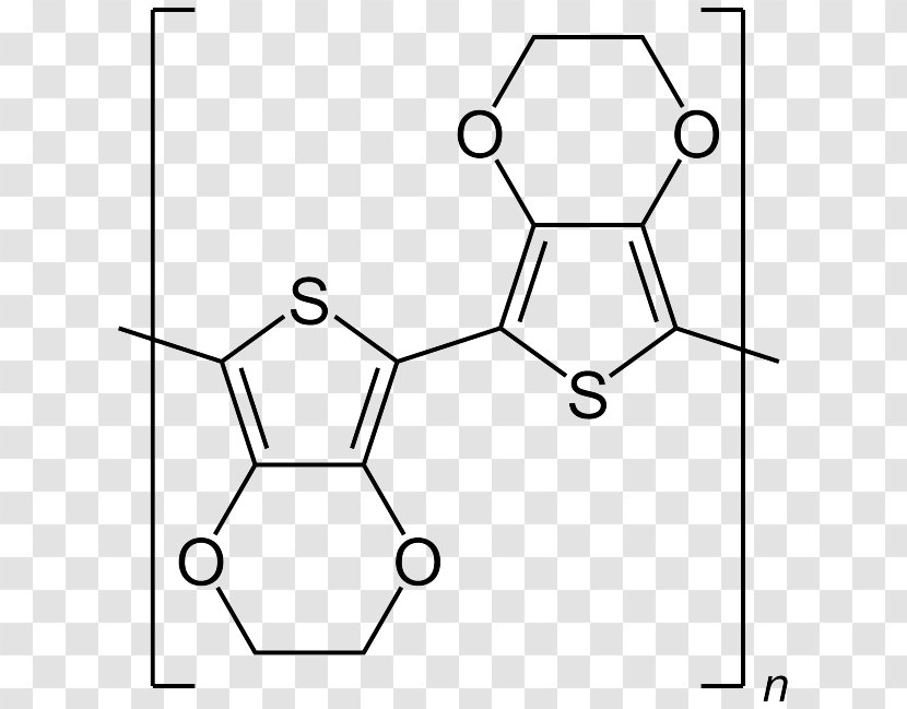 Poly(3,4-ethylenedioxythiophene) Conductive Polymer PEDOT:PSS - Polythiophene Transparent PNG