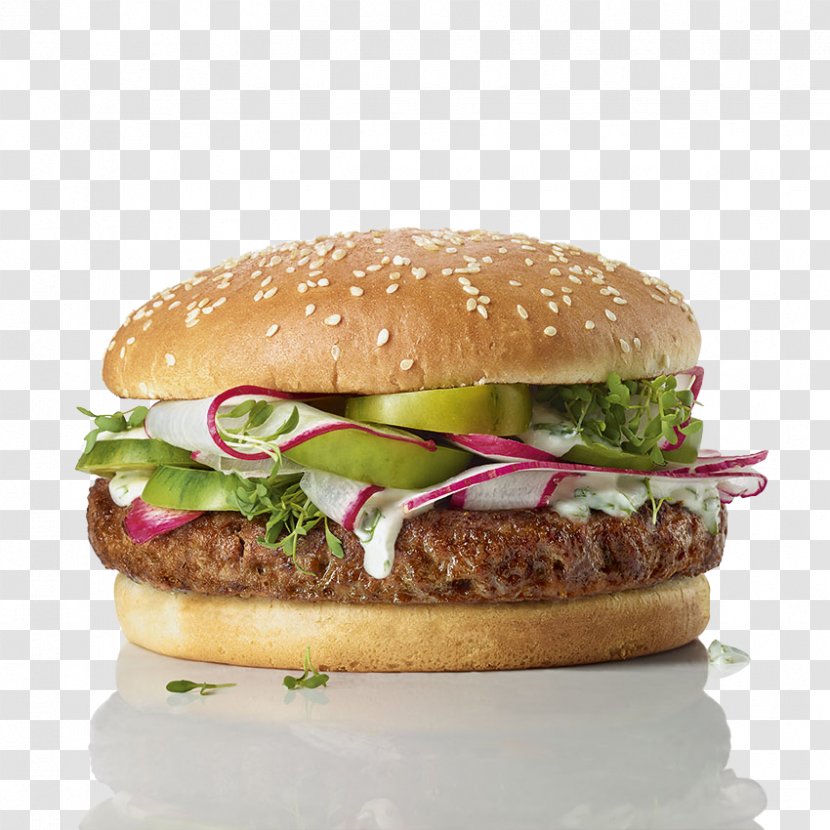 Cheeseburger Hamburger Buffalo Burger Slider Whopper - Food - King Transparent PNG