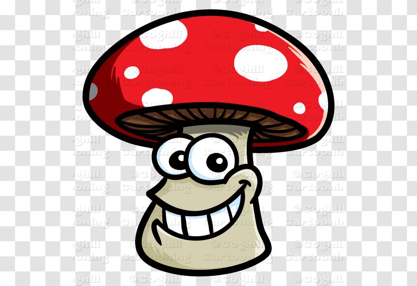 Cartoon Smile Mushroom Fungus Clip Art - Face Transparent PNG