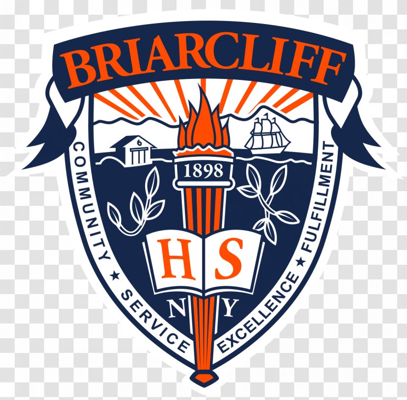 Briarcliff High School Ossining Brentwood Pleasantville National Secondary - Emblem Transparent PNG