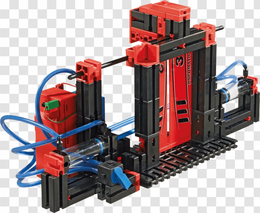 Pneumatics Fischertechnik Robotics Pneumatic Cylinder LEGO - Hardware Transparent PNG