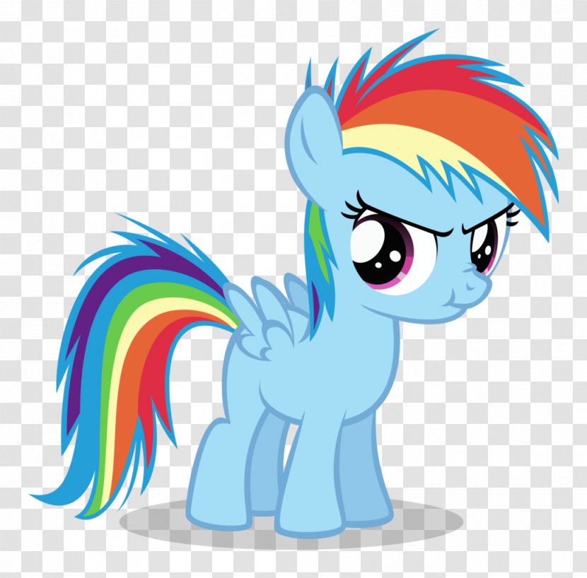 Rainbow Dash Pony Rarity Applejack Horse - Mammal Transparent PNG