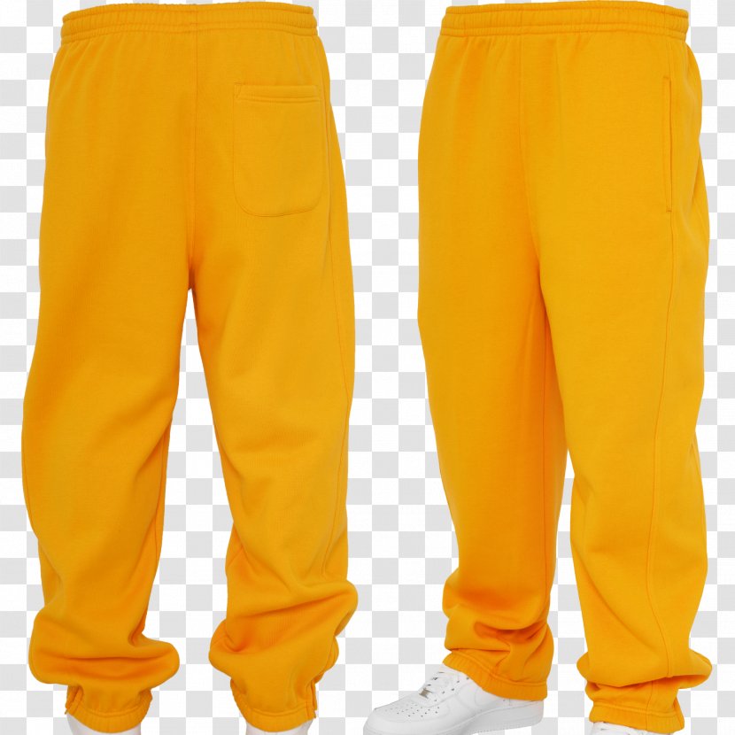 Tracksuit Sweatpants Gym Shorts Orange - Polar Fleece - Pant Transparent PNG