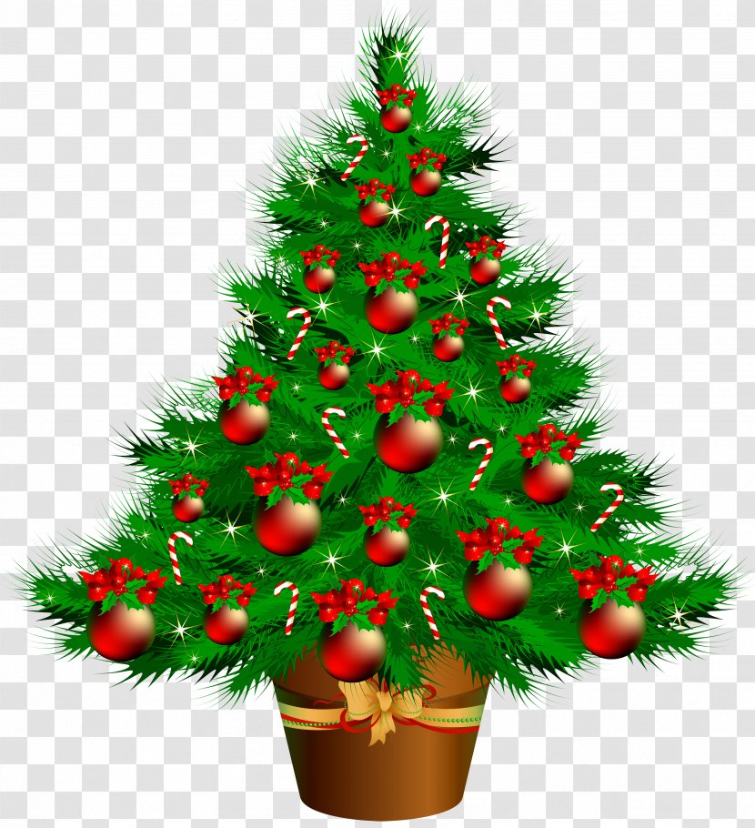 Artificial Christmas Tree New Year Clip Art - Evergreen - Gallery Transparent PNG