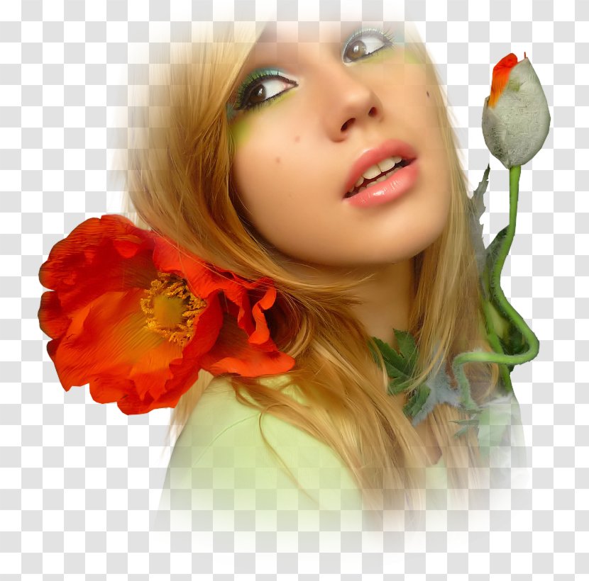 GIF Woman Common Poppy Centerblog - Floral Design Transparent PNG