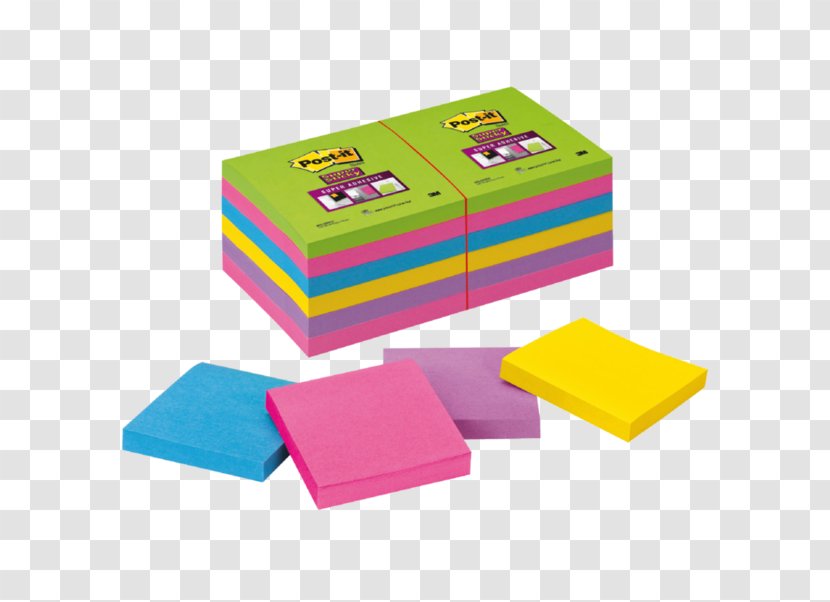 Post-it Note Full Adhesive Super Sticky Notes Post-It SUPER STICKY Assorted Page Markers 670-5 - Postit Transparent PNG