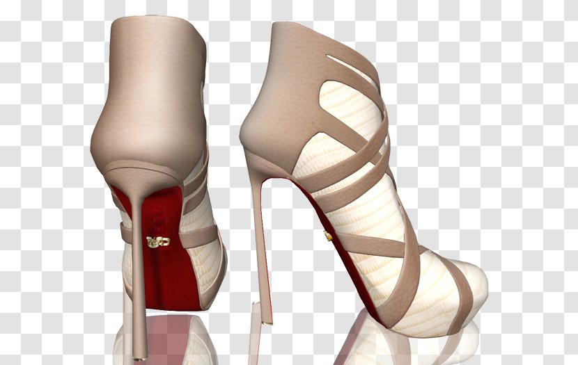 Ankle High-heeled Shoe Boot Sandal Transparent PNG