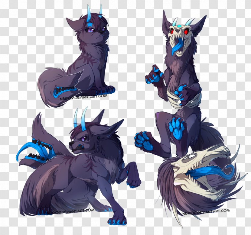 Gray Wolf Cat Werewolf Fantasy Drawings - Furry Fandom Transparent PNG