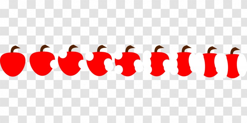 Apple Eating Clip Art - Brand - Evolution Of Red Transparent PNG