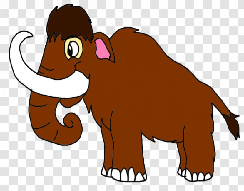 Lion African Elephant Dog Puppy Clip Art - Woolly Mammoth Transparent PNG