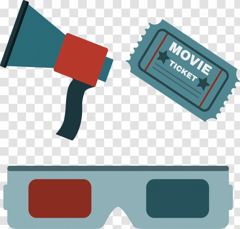 Film Cinema Clapperboard Illustration - Logo - Special Glasses Transparent PNG