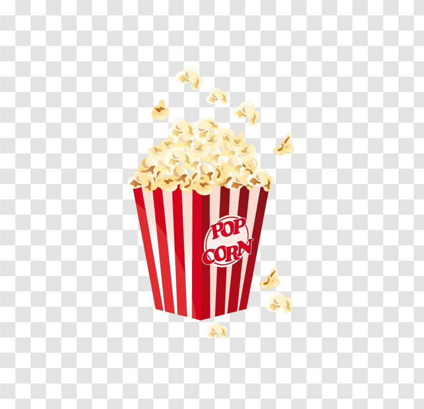Popcorn Film Snack Cinema - Food - Corn-pops Clipart Transparent PNG