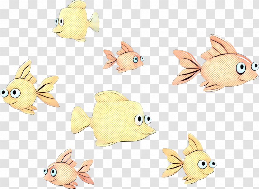 Animal Figure Yellow Fish Cartoon Toy - Fawn Fashion Accessory Transparent PNG
