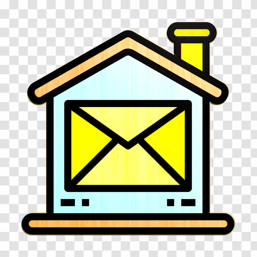 Real Estate Icon Home Icon Mail Icon Transparent PNG