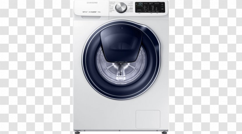Washing Machines SAMSUNG QuickDrive Smart 1400 Spin Machine Samsung Group WW90K5413 - Home Appliance Transparent PNG