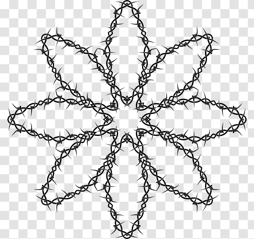 Barbwire - Monochrome Photography - Christmas Transparent PNG