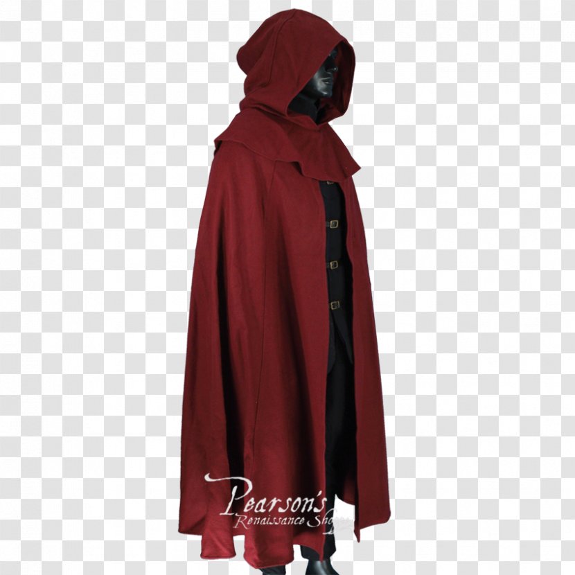 Robe Mantle Cloak Clothing Dress - Hood Transparent PNG