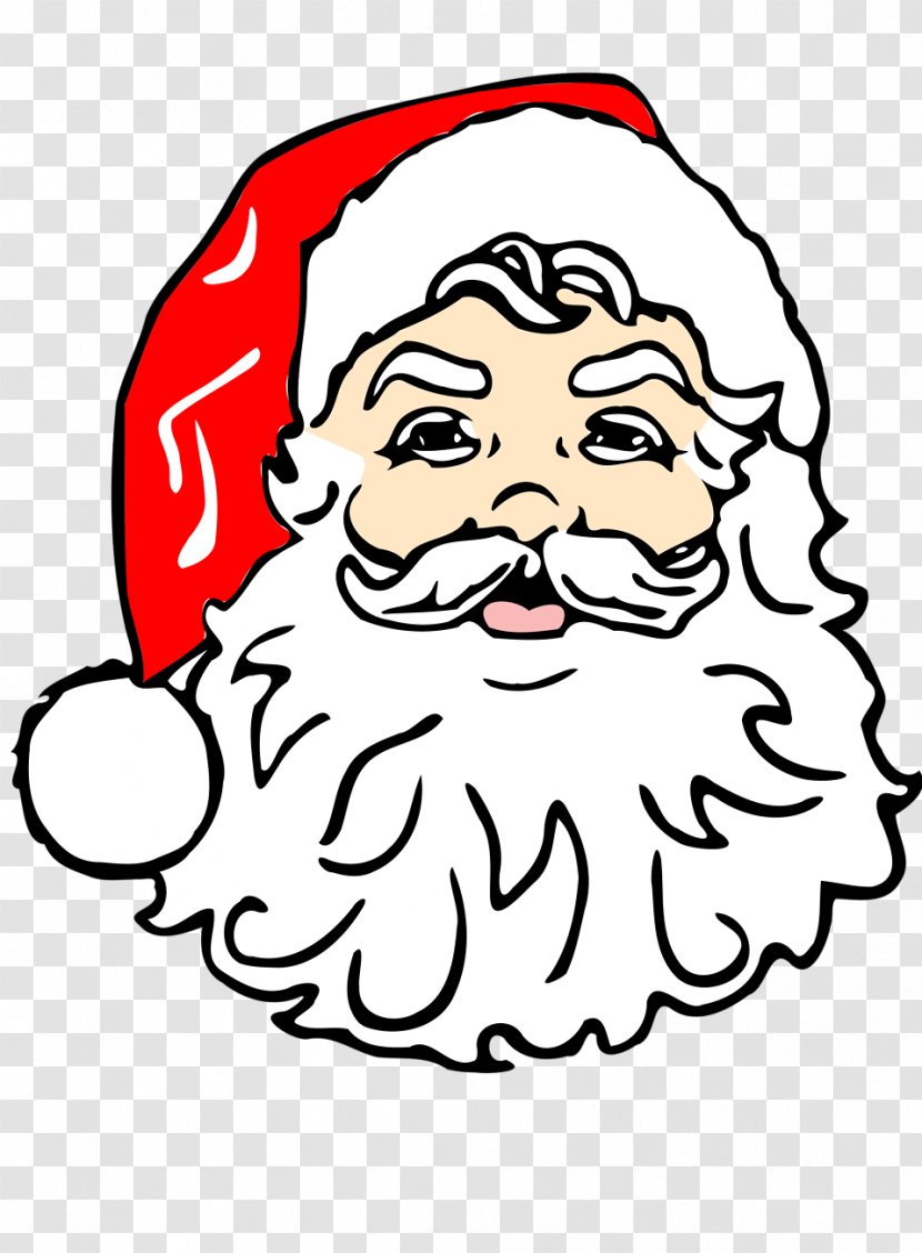 Santa Claus Christmas Father Drawing Clip Art - Watercolor - Illustrations Transparent PNG