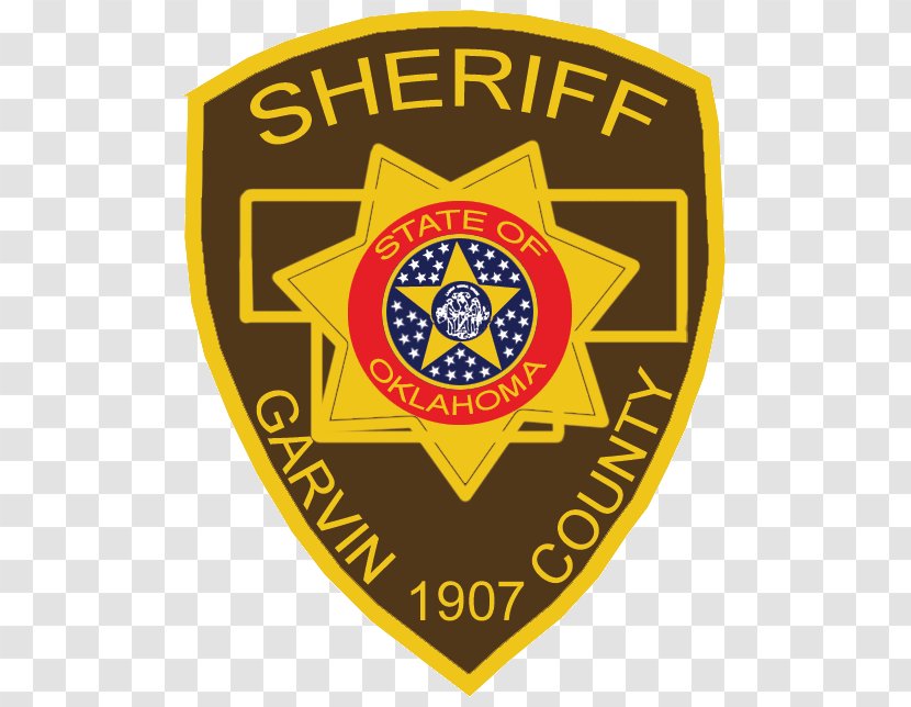 Garvin County Sheriff Blaine County, Idaho Badge - Oklahoma Transparent PNG