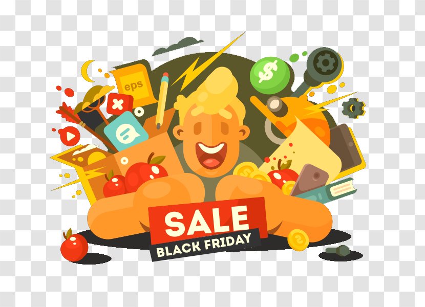 Poster Illustration - Brand - Black Friday Transparent PNG