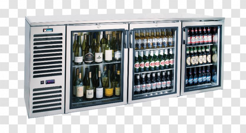 Refrigerator Krowne Metal Corporation Cooler Door Steel - Home Appliance - Bar Transparent PNG