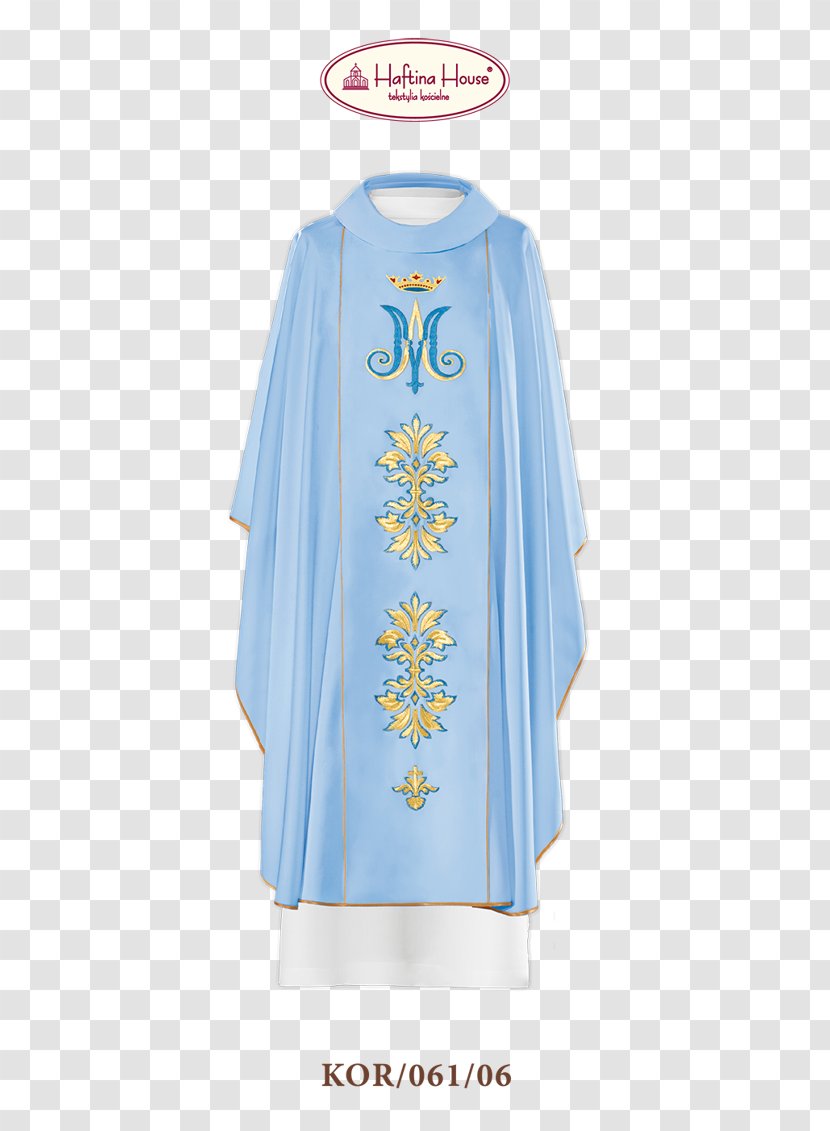 Blue Chasuble Vestment Liturgy Liturgical Colours - Clothing - Kielich Transparent PNG