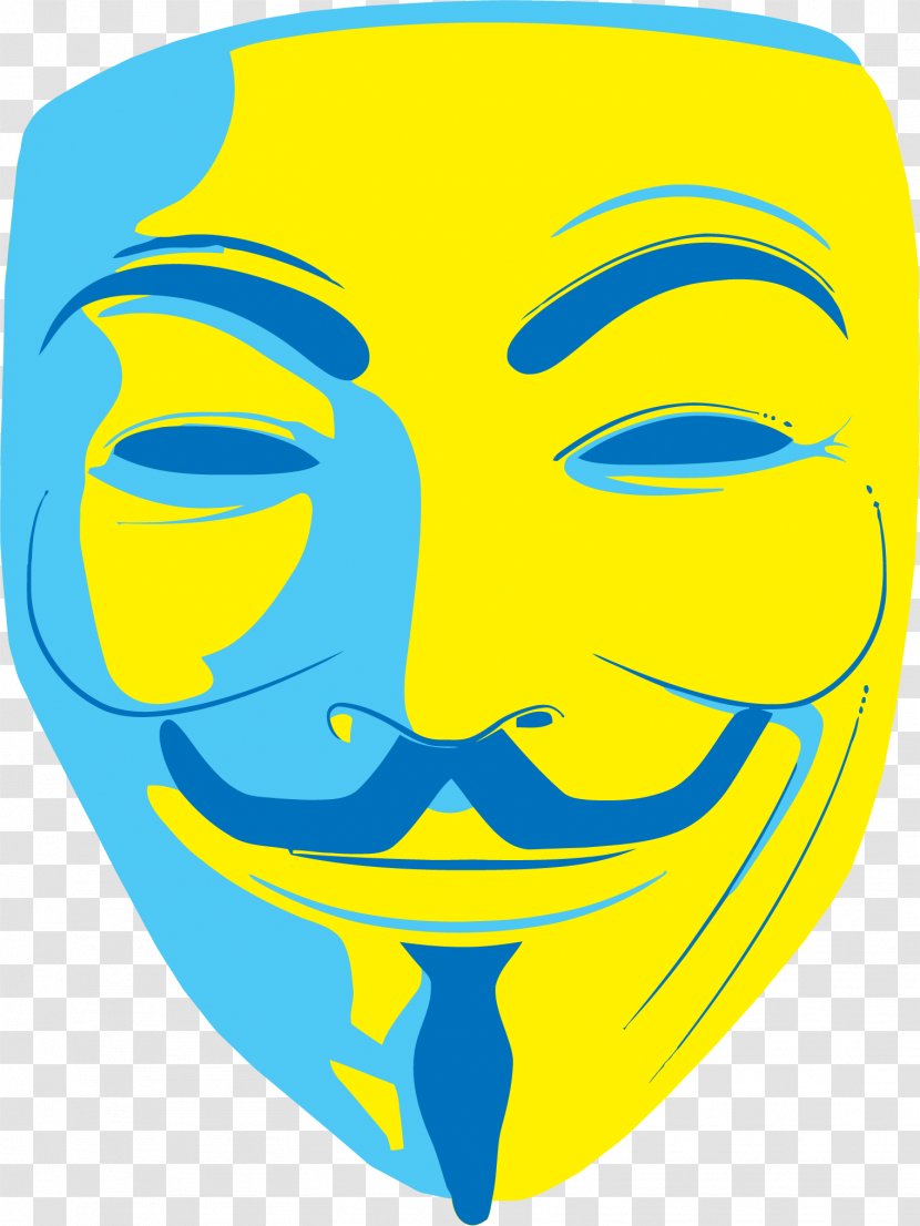 Anonymous Guy Fawkes Mask Clip Art Transparent PNG