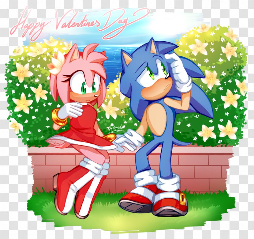 Amy Rose Sonic The Hedgehog & Sega All-Stars Racing - Cartoon - Pbs Transparent PNG