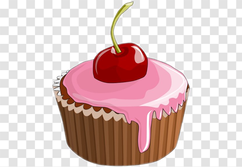 Cupcake Frosting & Icing Muffin Dessert Clip Art - Drawing - Cake Transparent PNG
