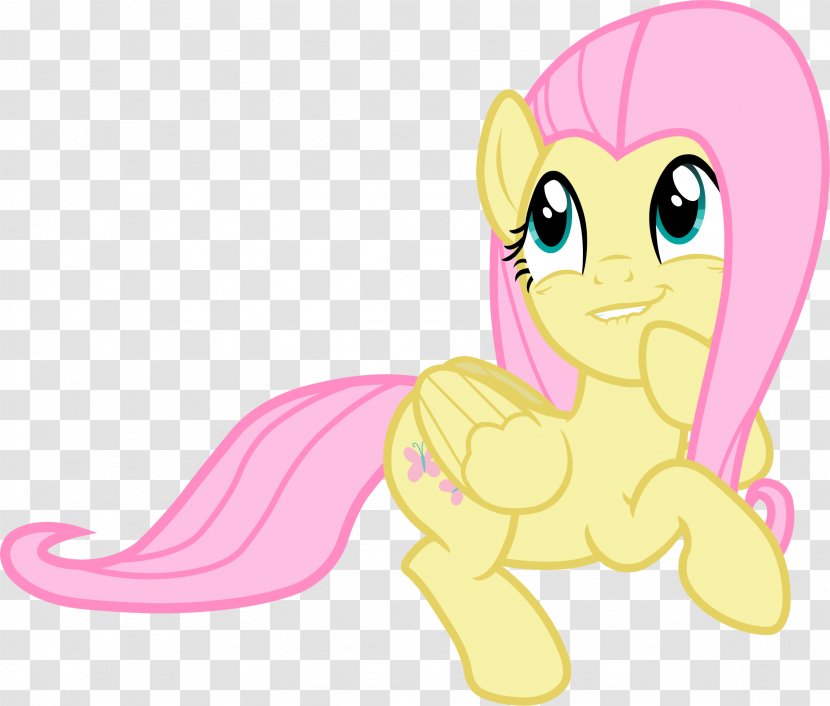 Pony Fluttershy Horse - Heart Transparent PNG