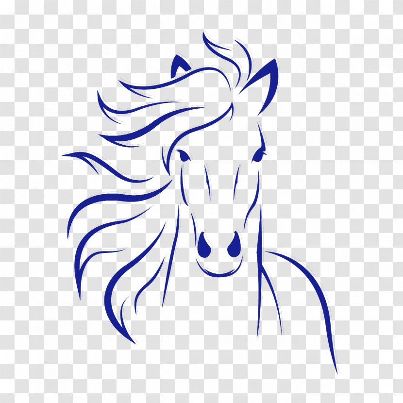 Arabian Horse Royalty-free Clip Art - Silhouette - Horsehead Transparent PNG
