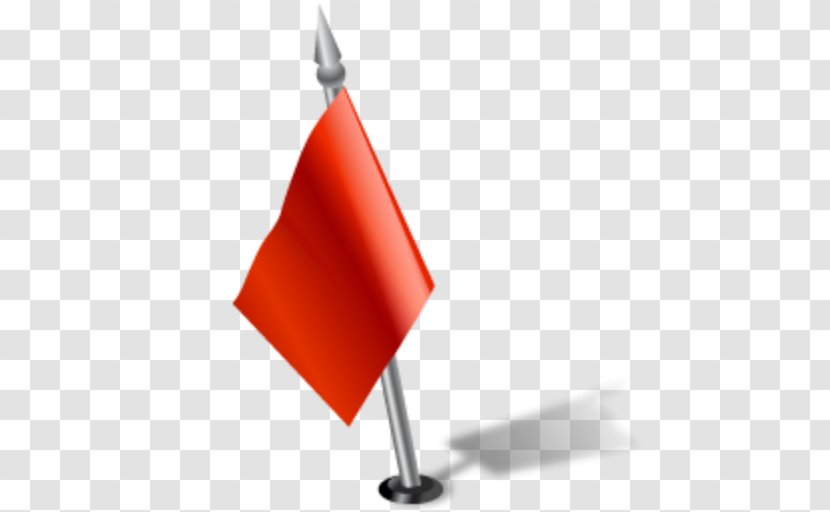 Flag Red Clip Art - Orange Transparent PNG