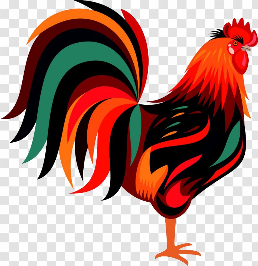 Red Color Big Cock - Stock Photography - Fowl Transparent PNG