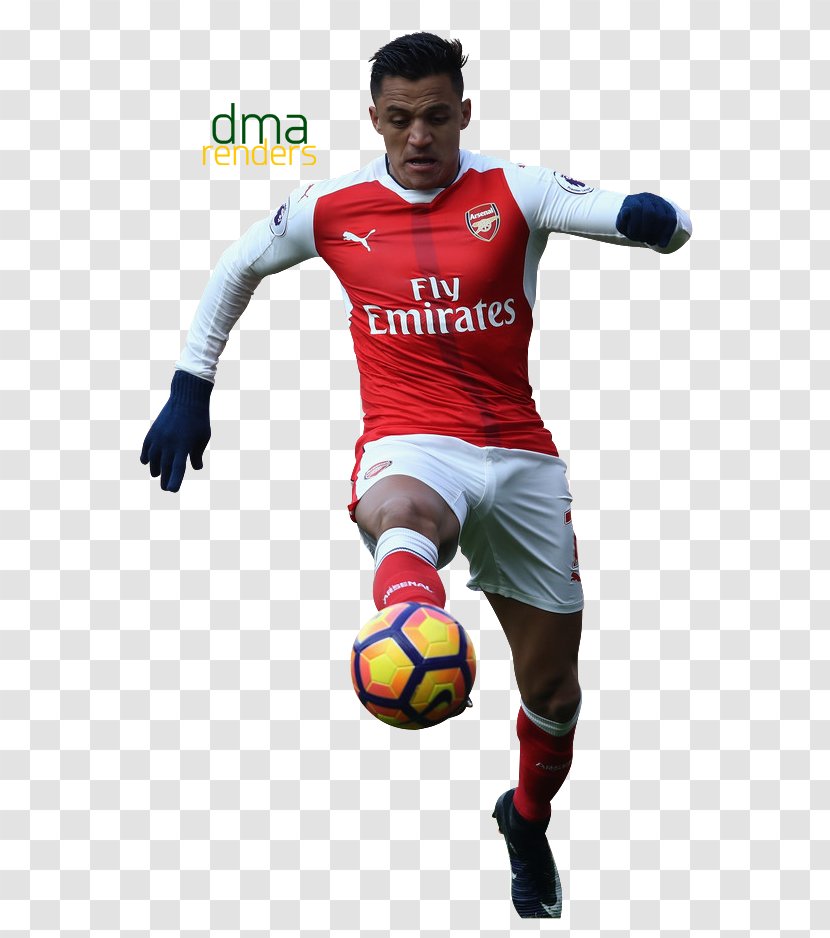 Alexis Sánchez Soccer Player Team Sport - Jersey Transparent PNG