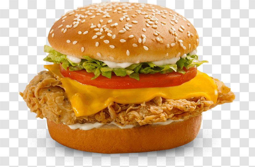 Cheeseburger Church's Chicken Sandwich Wrap KFC - Finger Food - Fried Transparent PNG