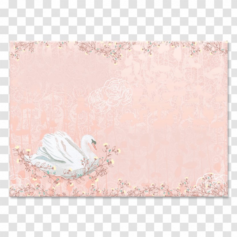 Paper Pink M Place Mats Rectangle Picture Frames - Peach - Note Card Transparent PNG