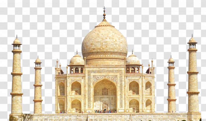 Taj Mahal Khajuraho Group Of Monuments The Red Fort New7Wonders World Golden Triangle - Facade - India Attractions Transparent PNG